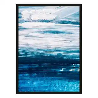 Cassol Quadro abstrato 50x70cm preto diagonal oferta
