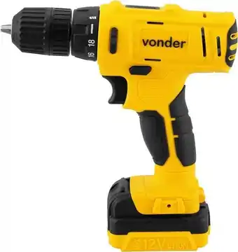 Furadeira parafusadeira pfv120 12v bivolt 3/8 vonder