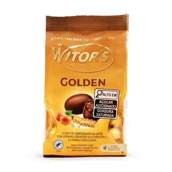 Zona Sul Ovinhos de chocolate italiano witors golden 150g oferta
