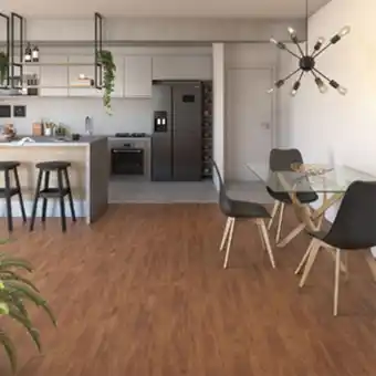Leroy Merlin Piso laminado click amendoa 136x21,7cm m² artens oferta