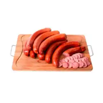 Supermercados Pague Menos Linguiça calabresa defumada leve mais 200g oferta