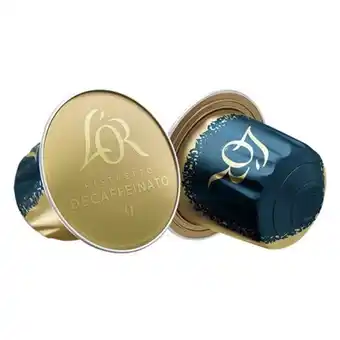 L'or 10 cápsulas de alumínio ristretto decaffeinato 52g