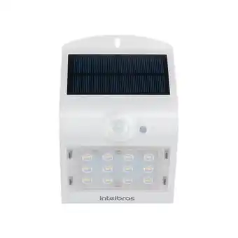 Arandela solar integrada asi 200 luz amarela intelbras