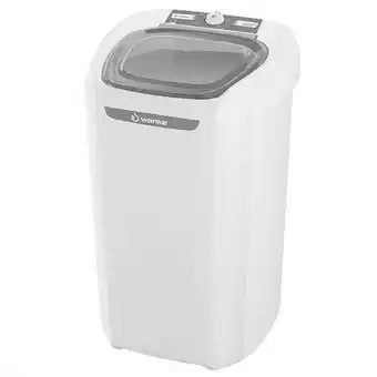 Cybelar Maquina de lavar roupas semiautomática wanke 20kg 4 programas timer dispenser tanquinho premium oferta