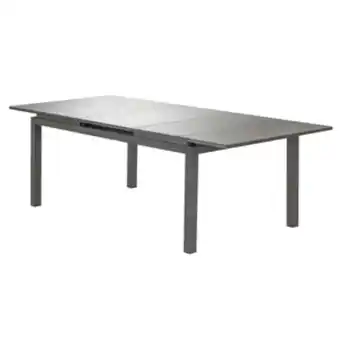 Leroy Merlin Mesa retangular extensível aluminío odyssea 96x76x180cm marrom naterial oferta
