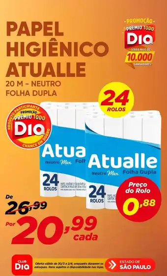 Papel Higiênico Atualle 20m