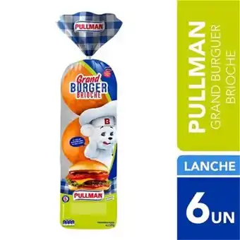 Pao de hamburguer pullman brioche 520g