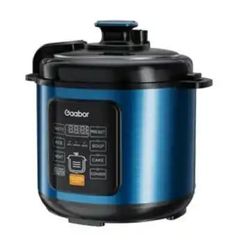 Leroy Merlin Panela de pressão elétrica 6l gaabor s60a 127v azul oferta