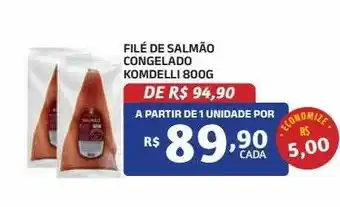 Bahamas Mix Filé de salmão congelado komdelli oferta