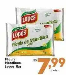 Rede uniforça Fécula mandioca lopes oferta