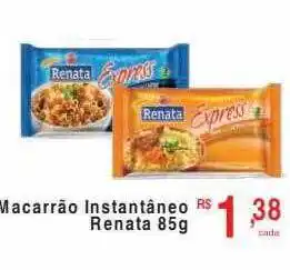 Abevê Supermercados Macarrão instantâneo renata oferta