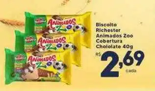 Rede uniforça Biscoito richester animados zoo cobertura chocolate oferta