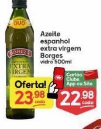 Supermercados Princesa Azeite espanhol extra virgem borges vidro 500ml oferta