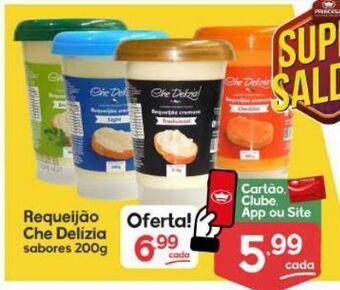 Supermercados Princesa Requeijão che delizia sabores 200g oferta