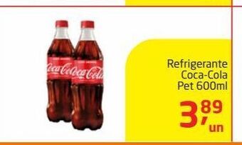 Tenda Atacado Refrigerante coca-cola pet 600ml oferta