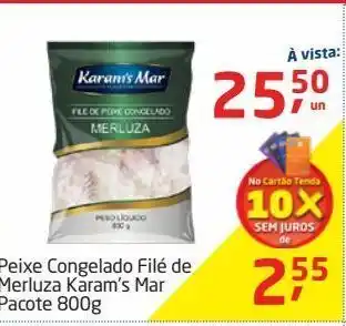 Tenda Atacado Peixe congelado filé de merluza oferta