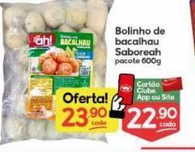 Bolinho de bacalhau saboreah! 600g