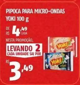 Pipoca para micro-ondas yoki 100g