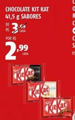 Chocolates kit kat 41.5g