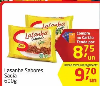 Tenda Atacado Lasanha sabores sadia oferta