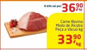 Tenda Atacado Carne bovina miolo de alcatra peça a vácuo kg oferta