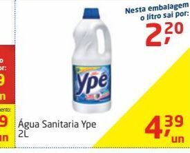 Tenda Atacado Água sanitaria ype 2l oferta