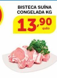 Roldão Bisteca suina kg oferta