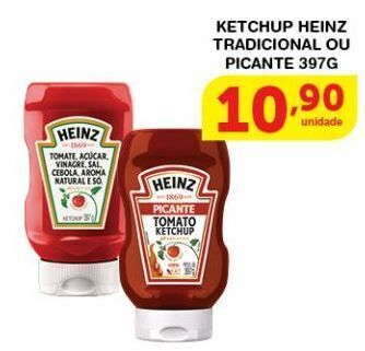 Roldão Ketchup heinz 397g oferta