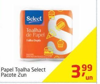Papel toalha select pacote 2un