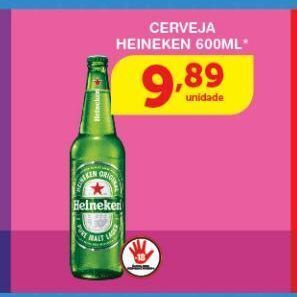 Roldão Cerveja heineken 600ml oferta