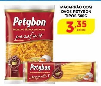 Roldão Macarrão com ovos petybon 500g oferta