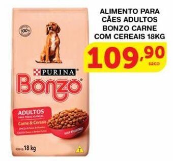 Ração para cães bonzo 18kg