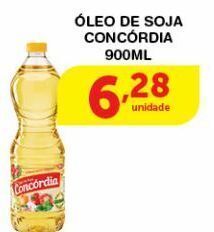 Roldão Óleo de soja concórdia 900ml oferta