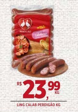 Linguiça calabresa perdigão kg