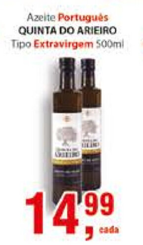 Supermercados Mundial Azeite Portugues Quinta Do Arieiro tipo Extravirgem 500ml oferta