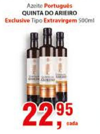 Supermercados Mundial Azeite Portugues Quinta Do Arieiro Exclusive tipo Extravirgem 500ml oferta