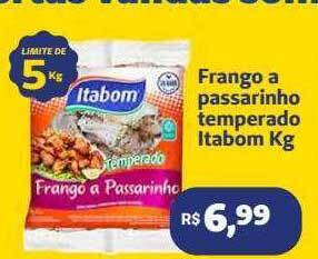Frango a passarinho temperado itabom kg