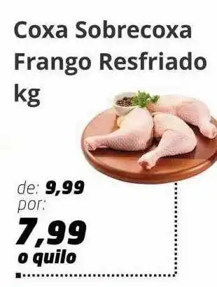 Supermercados Santa Helena Coxa sobrecoxa frango resfriado kg oferta