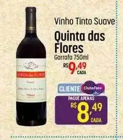 Muffato Vinho tinto suave quinta das flores oferta