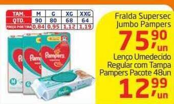 Tenda Atacado Fralda supersec jumbo pampers oferta