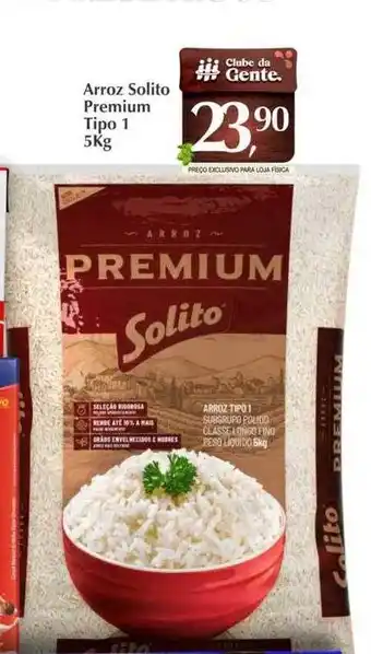 São Roque Supermercados Arroz solito premium tipo 1 oferta