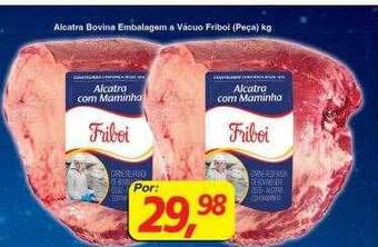 Supermercados Guanabara Alcatra bovina embalagem a vácuo friboi peça kg oferta