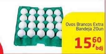 Tenda Atacado Ovos brancos extra bandeja 20un oferta
