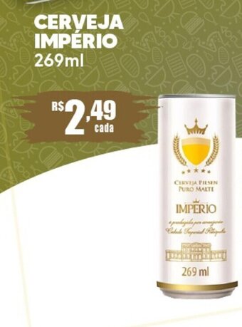Supermercado Precito Cerveja Império 269ml oferta