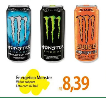 Atacadão Energético Monster 473ml oferta