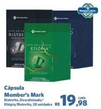 Sam's Club Cápsula Member's Mark 20 unidades oferta