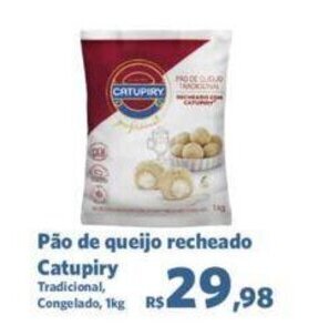 Sam's Club Pão de Queijo Recheado Catupiry 1kg oferta