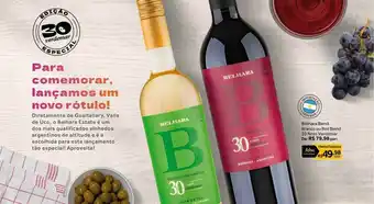 Bellhara blend branco ou red blend 30 anos verdemar