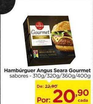 Carrefour Hambúrguer angus seara gourmet oferta