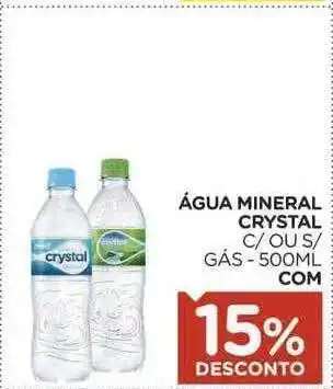 Carrefour Água mineral crystal oferta